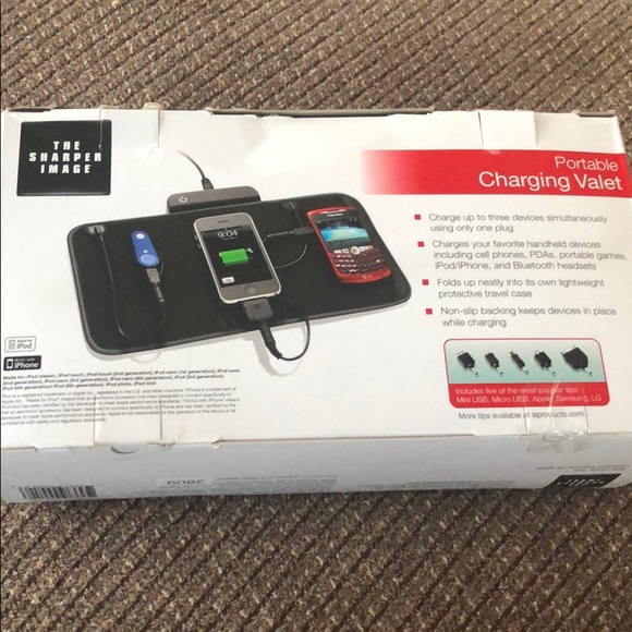 The Sharper Image portable charging valet - Picture 7 of 7